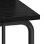 Skrivebord med opbevaring Sort eg 80 x 50 x 91 cm