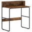 Skrivebord med opbevaring Røget eg 80 x 50 x 91 cm