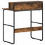 Skrivebord med opbevaring Røget eg 80 x 50 x 91 cm