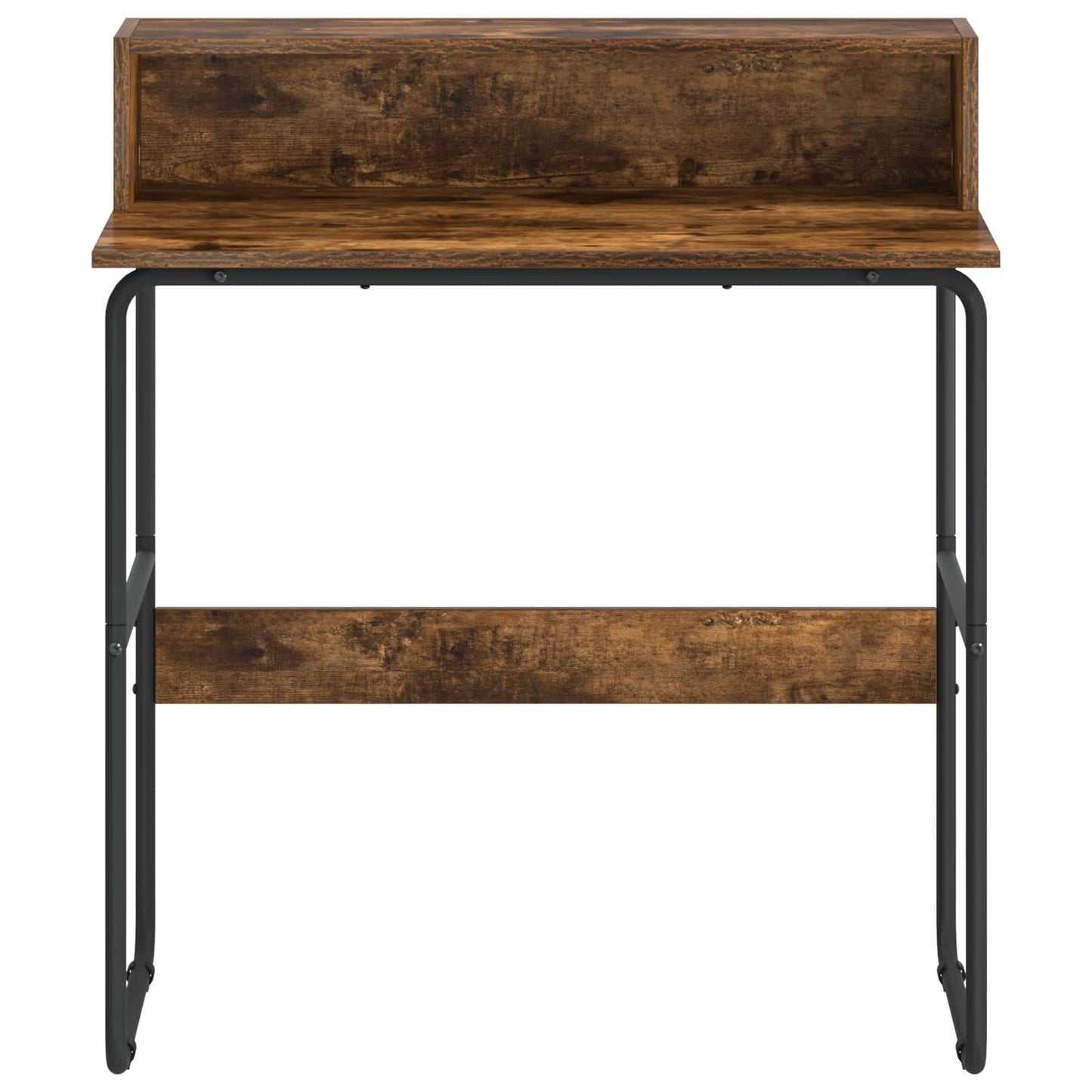 Skrivebord med opbevaring Røget eg 80 x 50 x 91 cm
