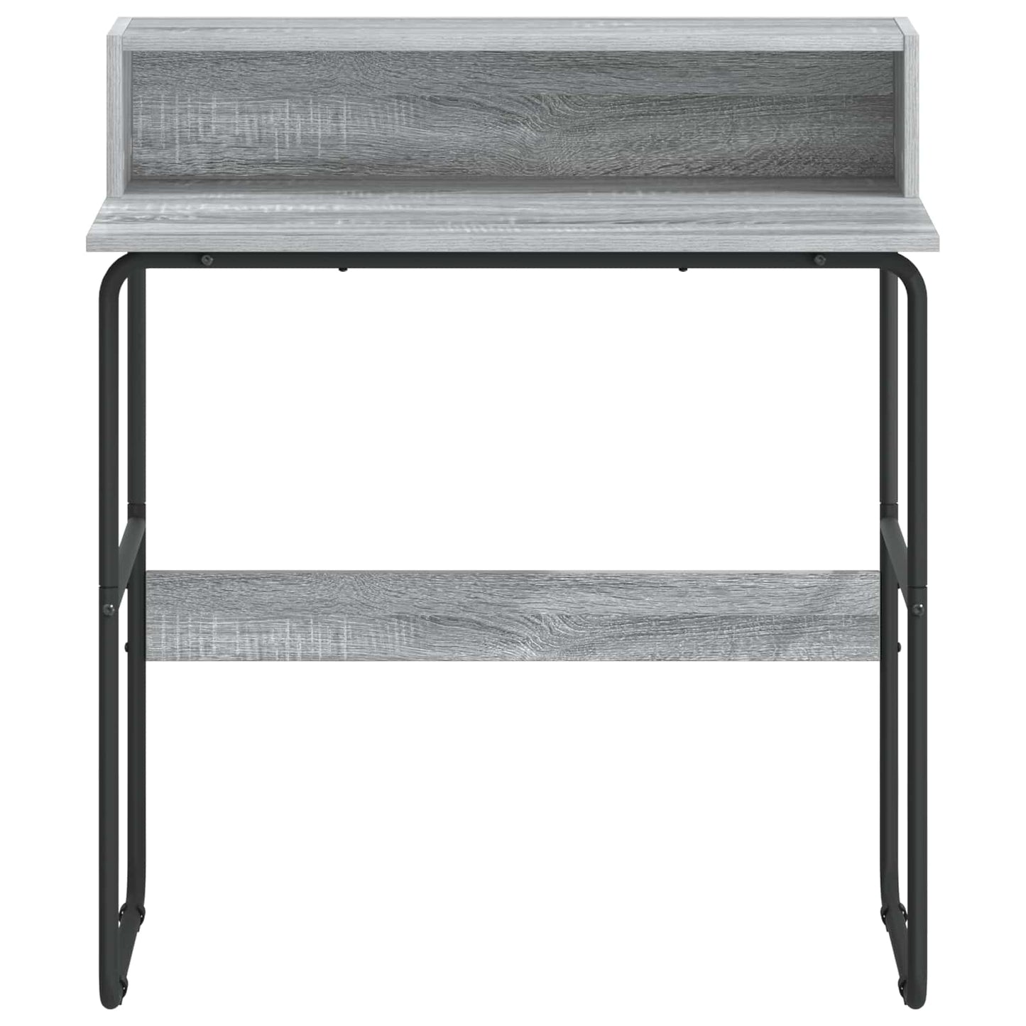 Skrivebord med opbevaring Grå Sonoma 80 x 50 x 91 cm