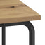Skrivebord med opbevaring Artisan-eg 80 x 50 x 91 cm
