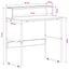 Skrivebord med opbevaring Artisan-eg 80 x 50 x 91 cm