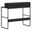 Skrivebord med opbevaring Sort eg 100 x 50 x 91 cm