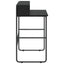 Skrivebord med opbevaring Sort eg 100 x 50 x 91 cm