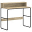 Skrivebord med opbevaring Sonoma-eg 100 x 50 x 91 cm