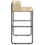 Skrivebord med opbevaring Sonoma-eg 100 x 50 x 91 cm