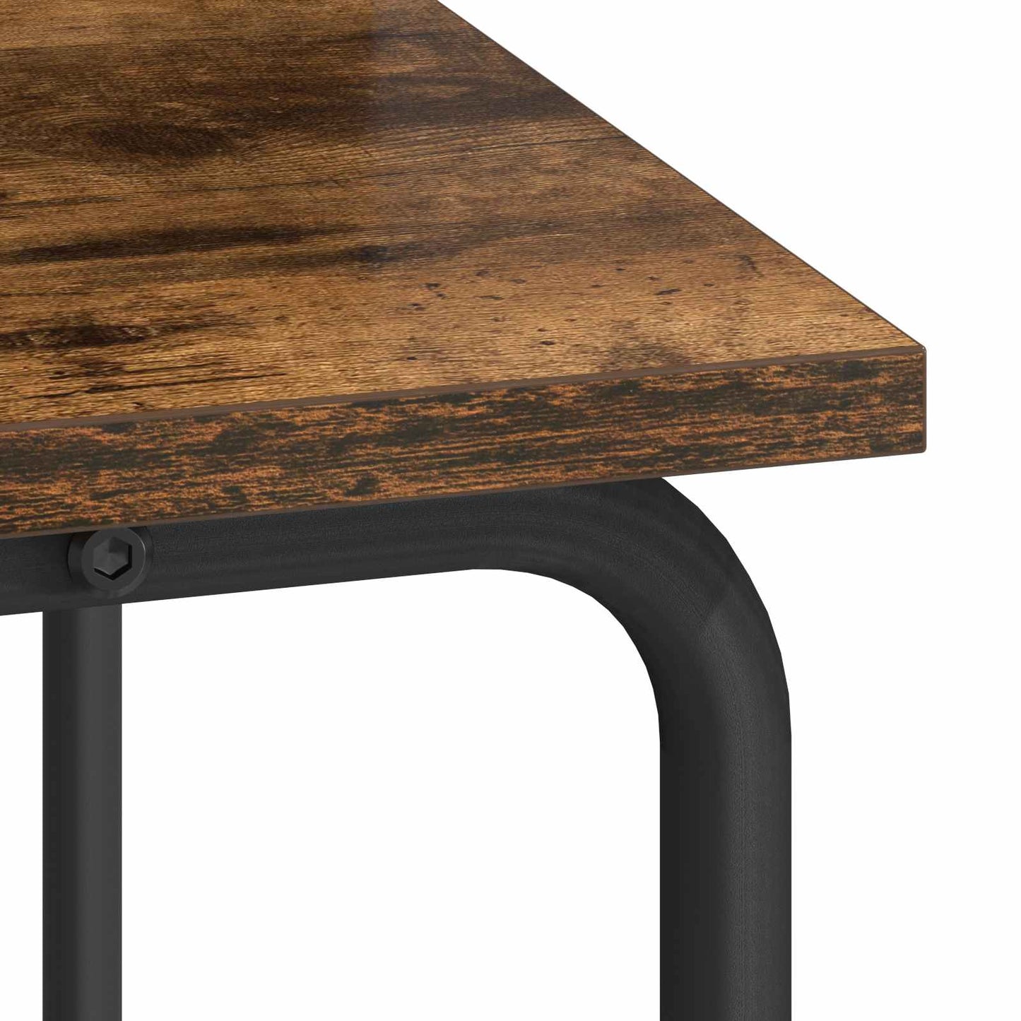 Skrivebord med opbevaring Røget eg 100 x 50 x 91 cm