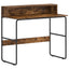 Skrivebord med opbevaring Røget eg 100 x 50 x 91 cm