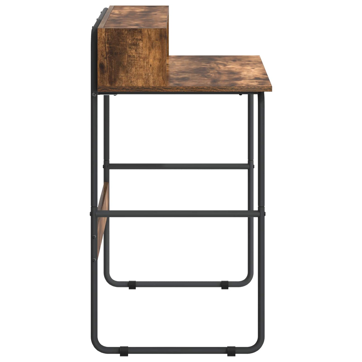 Skrivebord med opbevaring Røget eg 100 x 50 x 91 cm