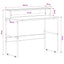 Skrivebord med opbevaring Røget eg 100 x 50 x 91 cm