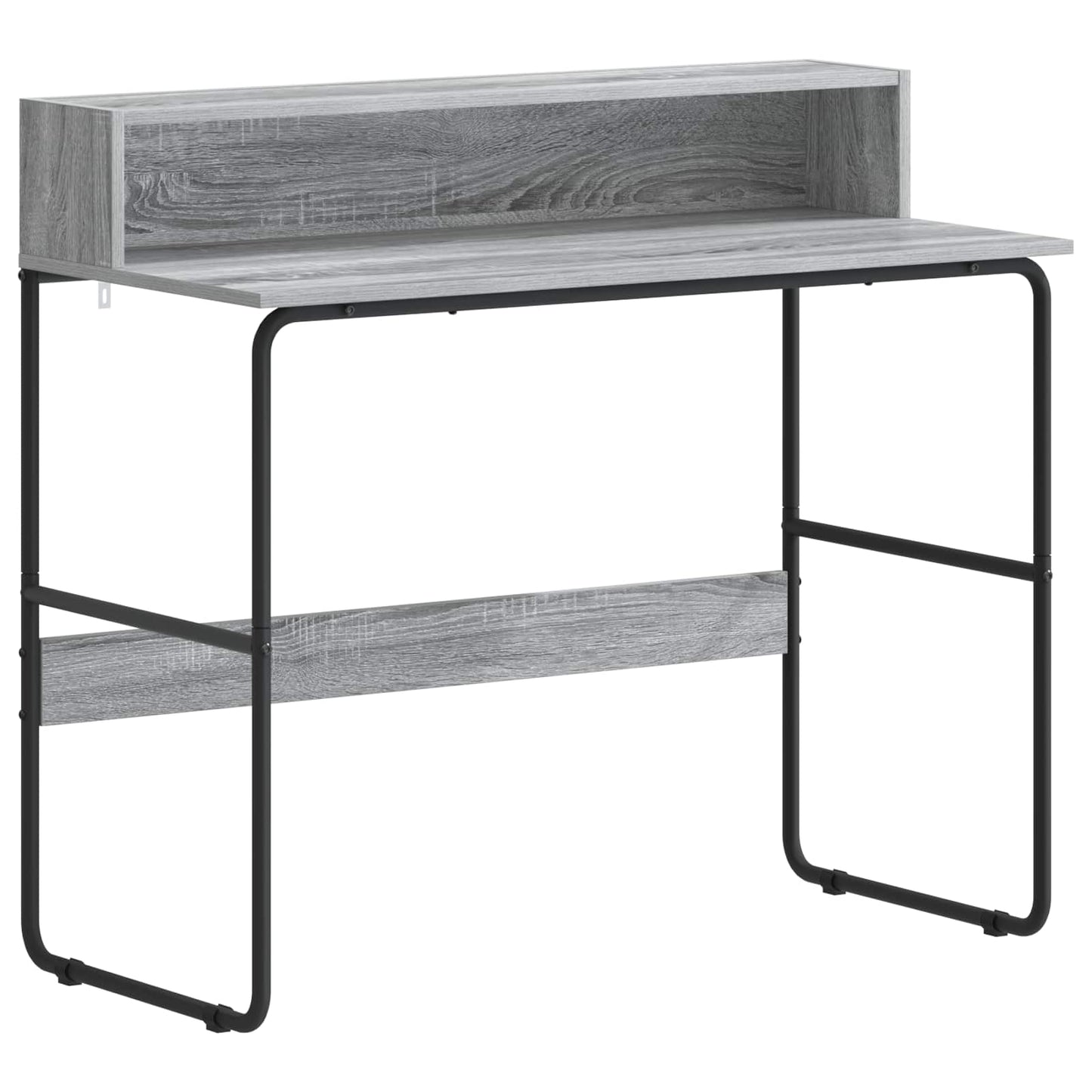 Skrivebord med opbevaring Grå Sonoma 100 x 50 x 91 cm