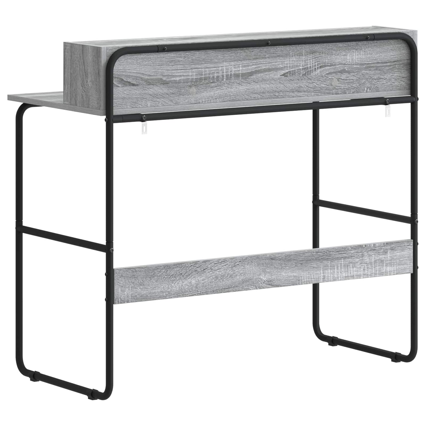 Skrivebord med opbevaring Grå Sonoma 100 x 50 x 91 cm