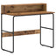 Skrivebord med opbevaring Egetræ 100 x 50 x 91 cm