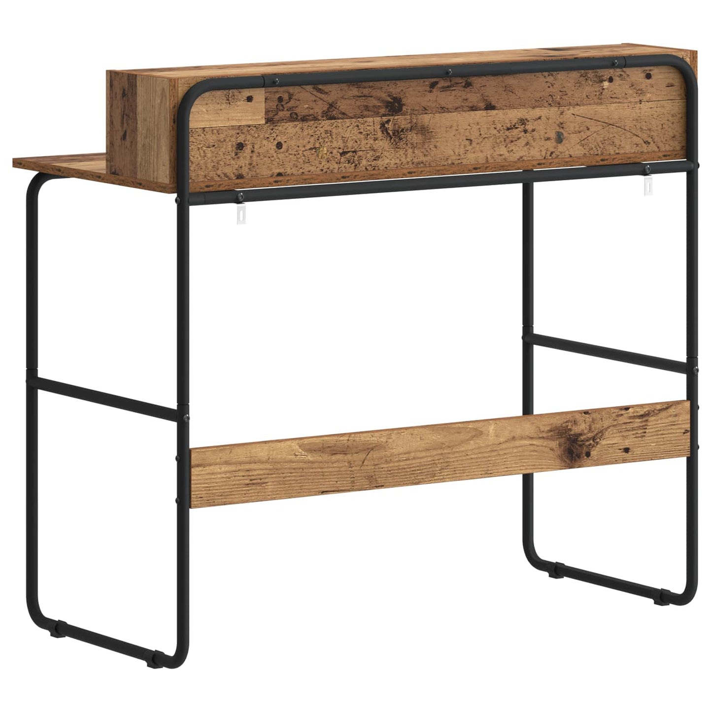 Skrivebord med opbevaring Egetræ 100 x 50 x 91 cm
