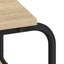 Skrivebord med opbevaring Sonoma-eg 113,5 x 52 x 75,5 cm