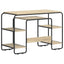 Skrivebord med opbevaring Sonoma-eg 113,5 x 52 x 75,5 cm
