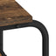 Skrivebord med opbevaring Røget eg 113,5 x 52 x 75,5 cm