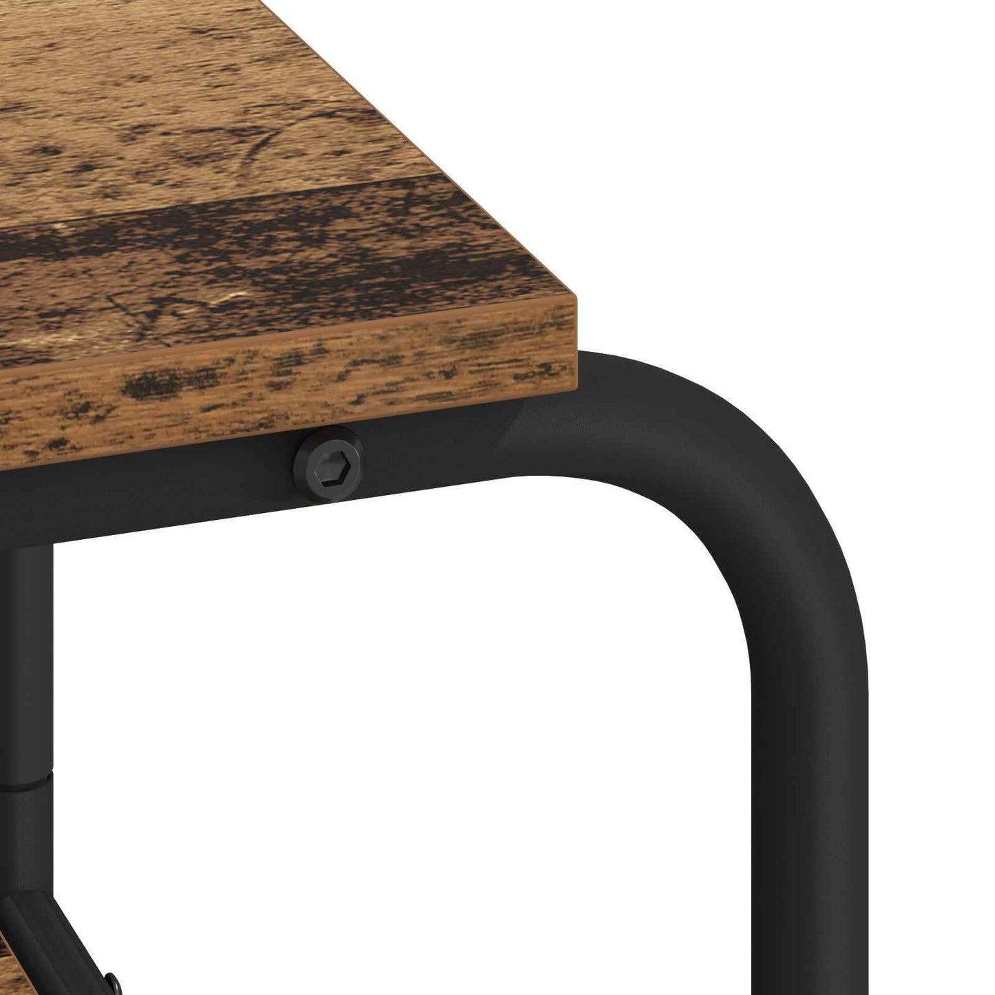 Skrivebord med opbevaring Egetræ 113,5 x 52 x 75,5 cm