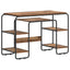 Skrivebord med opbevaring Egetræ 113,5 x 52 x 75,5 cm