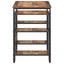 Skrivebord med opbevaring Egetræ 113,5 x 52 x 75,5 cm