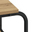 Skrivebord med opbevaring Artisan-eg 113,5 x 52 x 75,5 cm