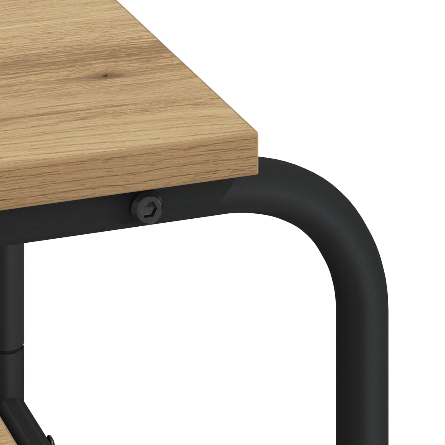 Skrivebord med opbevaring Artisan-eg 113,5 x 52 x 75,5 cm