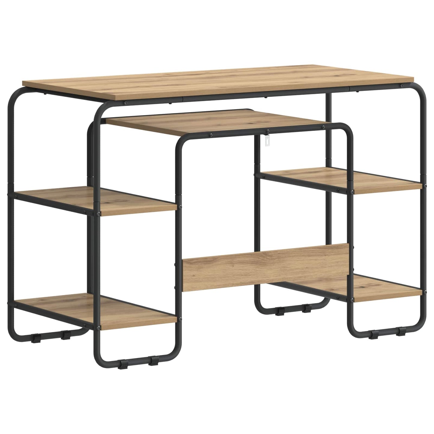 Skrivebord med opbevaring Artisan-eg 113,5 x 52 x 75,5 cm