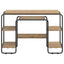Skrivebord med opbevaring Artisan-eg 113,5 x 52 x 75,5 cm