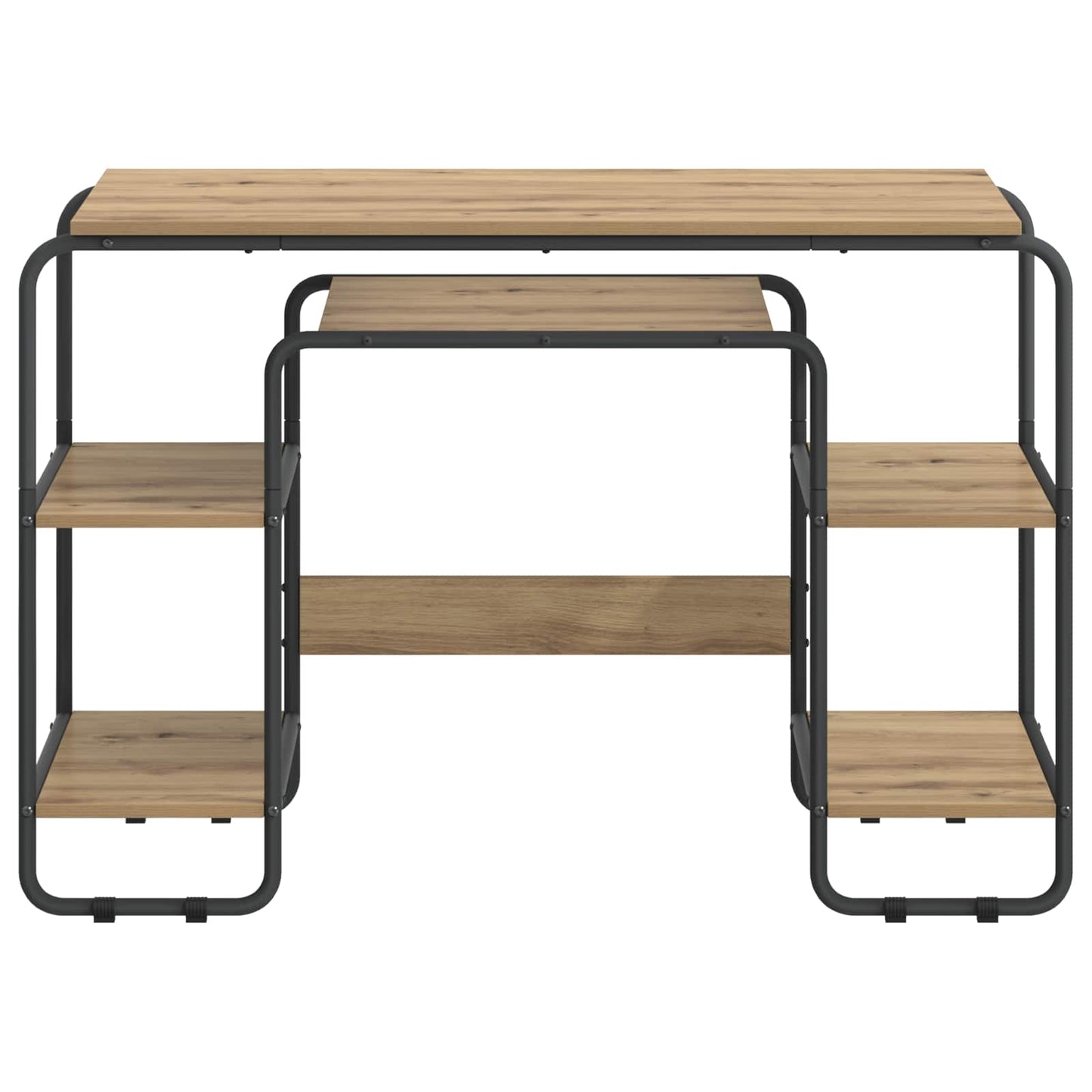 Skrivebord med opbevaring Artisan-eg 113,5 x 52 x 75,5 cm
