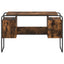 Skrivebord med opbevaring Røget eg 120 x 50,5 x 75,5 cm