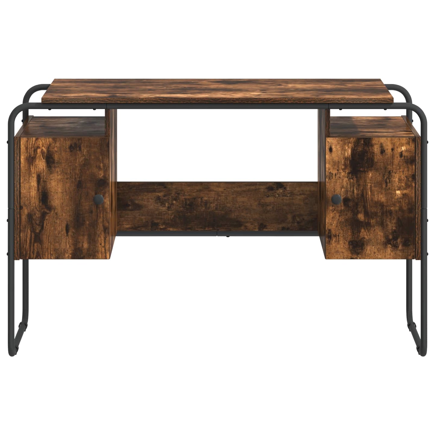 Skrivebord med opbevaring Røget eg 120 x 50,5 x 75,5 cm
