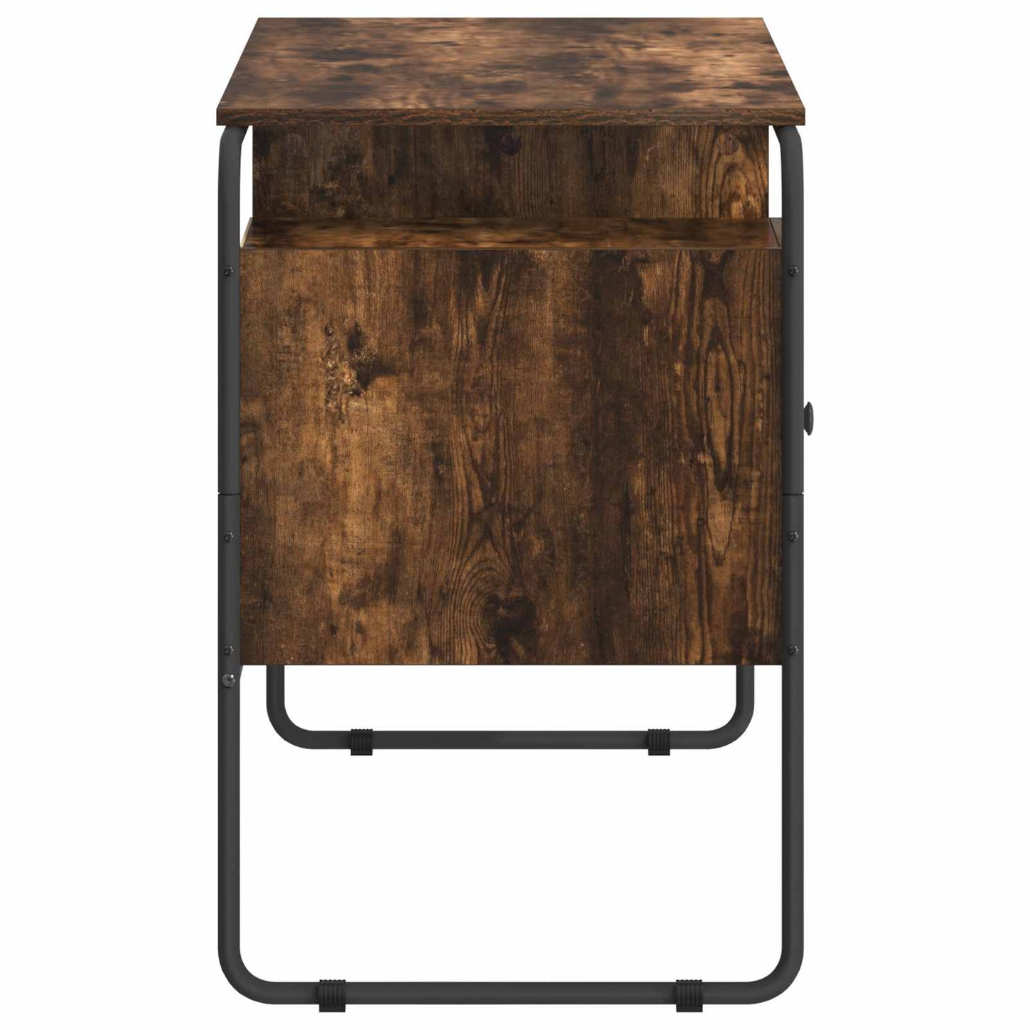 Skrivebord med opbevaring Røget eg 120 x 50,5 x 75,5 cm