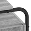 Skrivebord med opbevaring Grå Sonoma 120 x 50,5 x 75,5 cm
