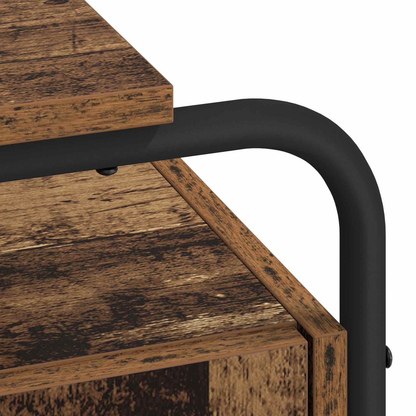 Skrivebord med opbevaring Egetræ 120 x 50,5 x 75,5 cm