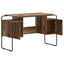 Skrivebord med opbevaring Egetræ 120 x 50,5 x 75,5 cm
