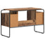 Skrivebord med opbevaring Egetræ 120 x 50,5 x 75,5 cm