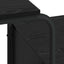 Skrivebord med opbevaring Sort eg 131,5 x 50 x 75,5 cm