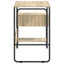 Skrivebord med opbevaring Sonoma-eg 131,5 x 50 x 75,5 cm
