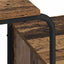 Skrivebord med opbevaring Egetræ 131,5 x 50 x 75,5 cm