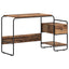 Skrivebord med opbevaring Egetræ 131,5 x 50 x 75,5 cm