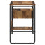 Skrivebord med opbevaring Egetræ 131,5 x 50 x 75,5 cm
