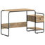 Skrivebord med opbevaring Artisan-eg 131,5 x 50 x 75,5 cm