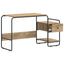 Skrivebord med opbevaring Artisan-eg 131,5 x 50 x 75,5 cm