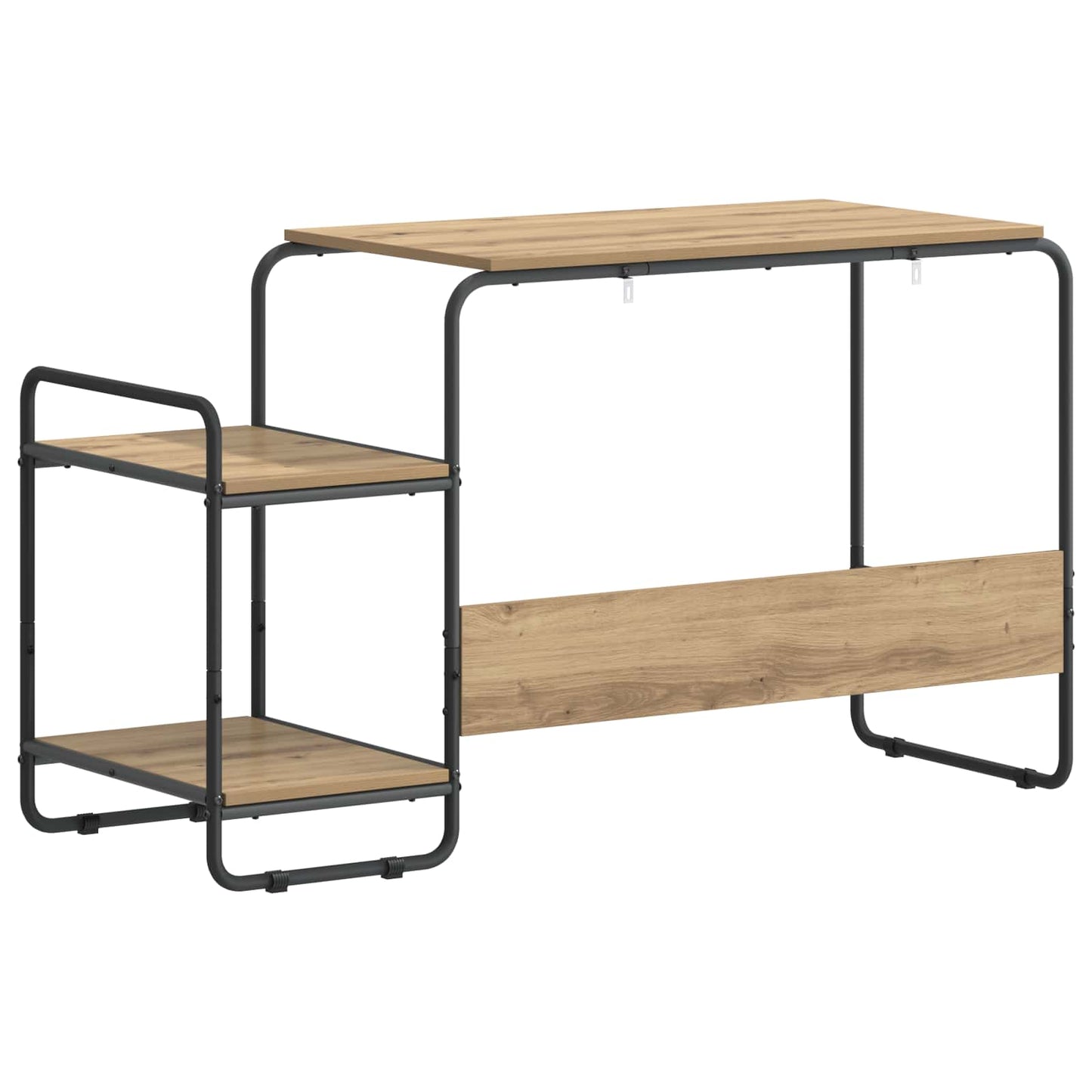 Skrivebord med opbevaring Artisan-eg 131,5 x 50 x 75,5 cm