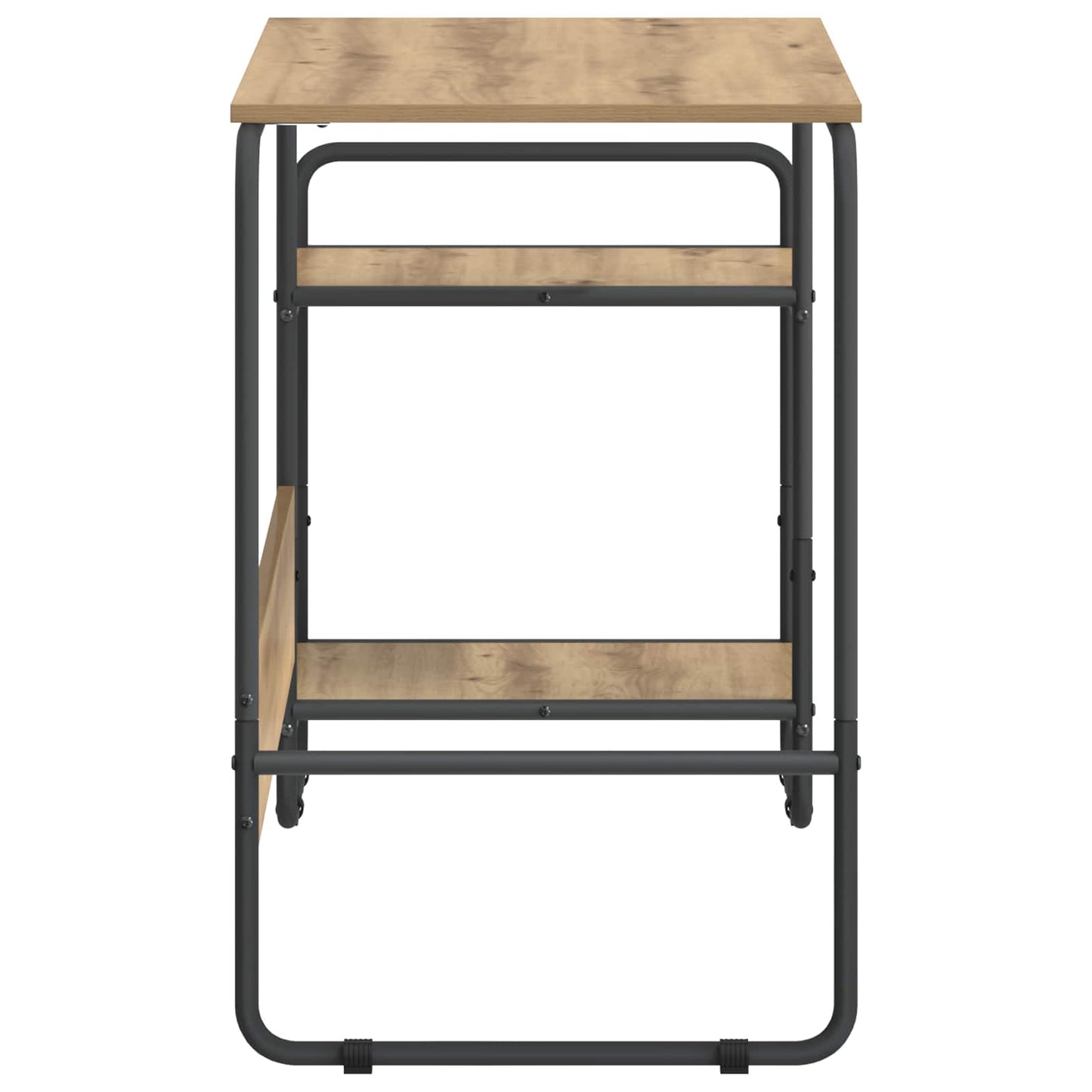 Skrivebord med opbevaring Artisan-eg 131,5 x 50 x 75,5 cm