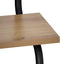 2-lags væghylde Artisan-eg 60 x 24,5 x 61 cm Konstrueret træ
