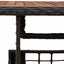 Havemøbel Bord Sort og naturlig 100 x 55 x 37 cm