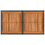 Havemøbel Bord Sort og naturlig 100 x 55 x 37 cm