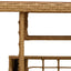 Hæve-sænkebord til haven Naturfarvet 100 x 55 x 37 cm